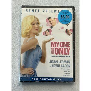 My One And Only 2009 DVD Romantic Comedy Renée Zellweger Kevin Bacon New Sealed